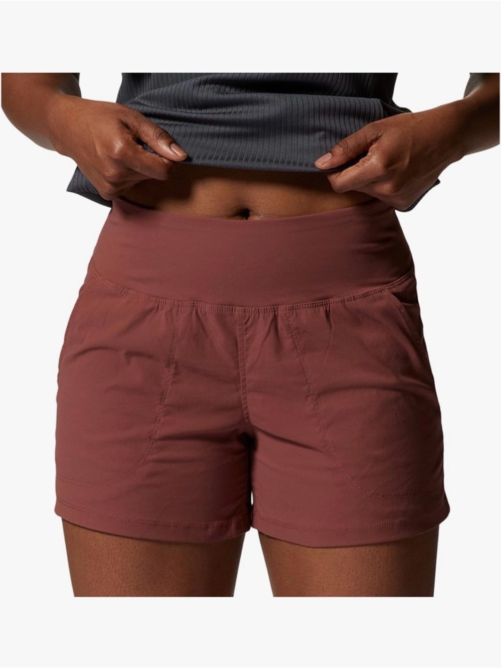 Women's Mountain Hardware Dynama Shorts - Clay, size M